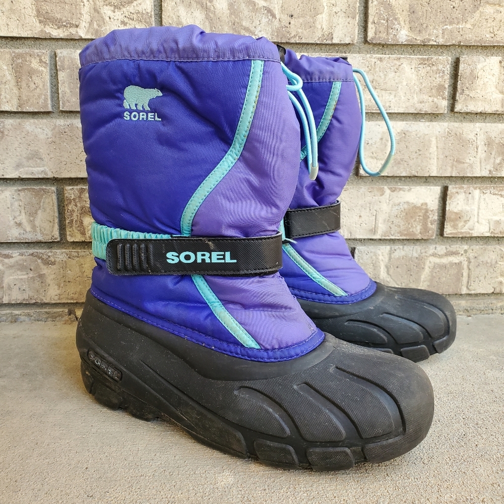 Sorel kids Flurry insulated winter snow boots